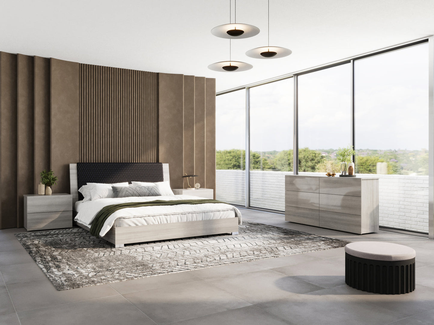 AYLA | LIGHT GRAY OAK HIGH GLOSS