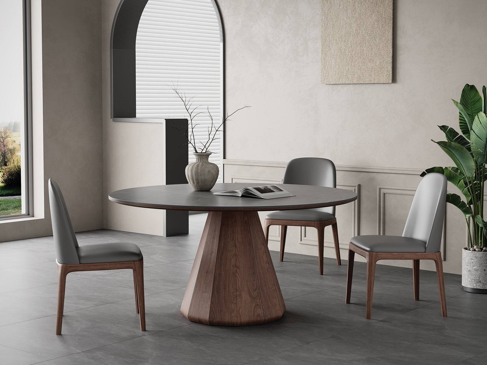 Marble Eric Piece Pub Table Set Eric 53 In Round Dining Table With