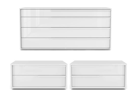 ALESSIO SET  | WHITE HIGH GLOSS