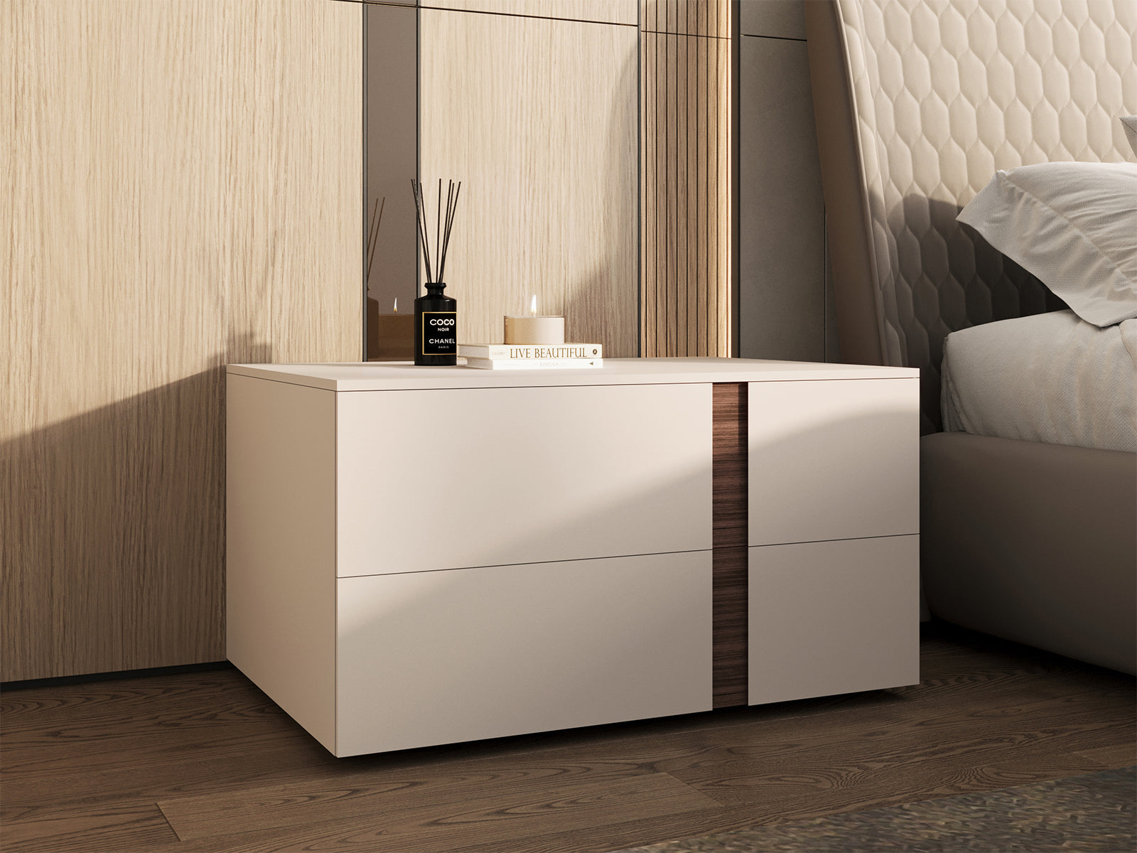 RENZO LEFT  | TAUPE MATTE