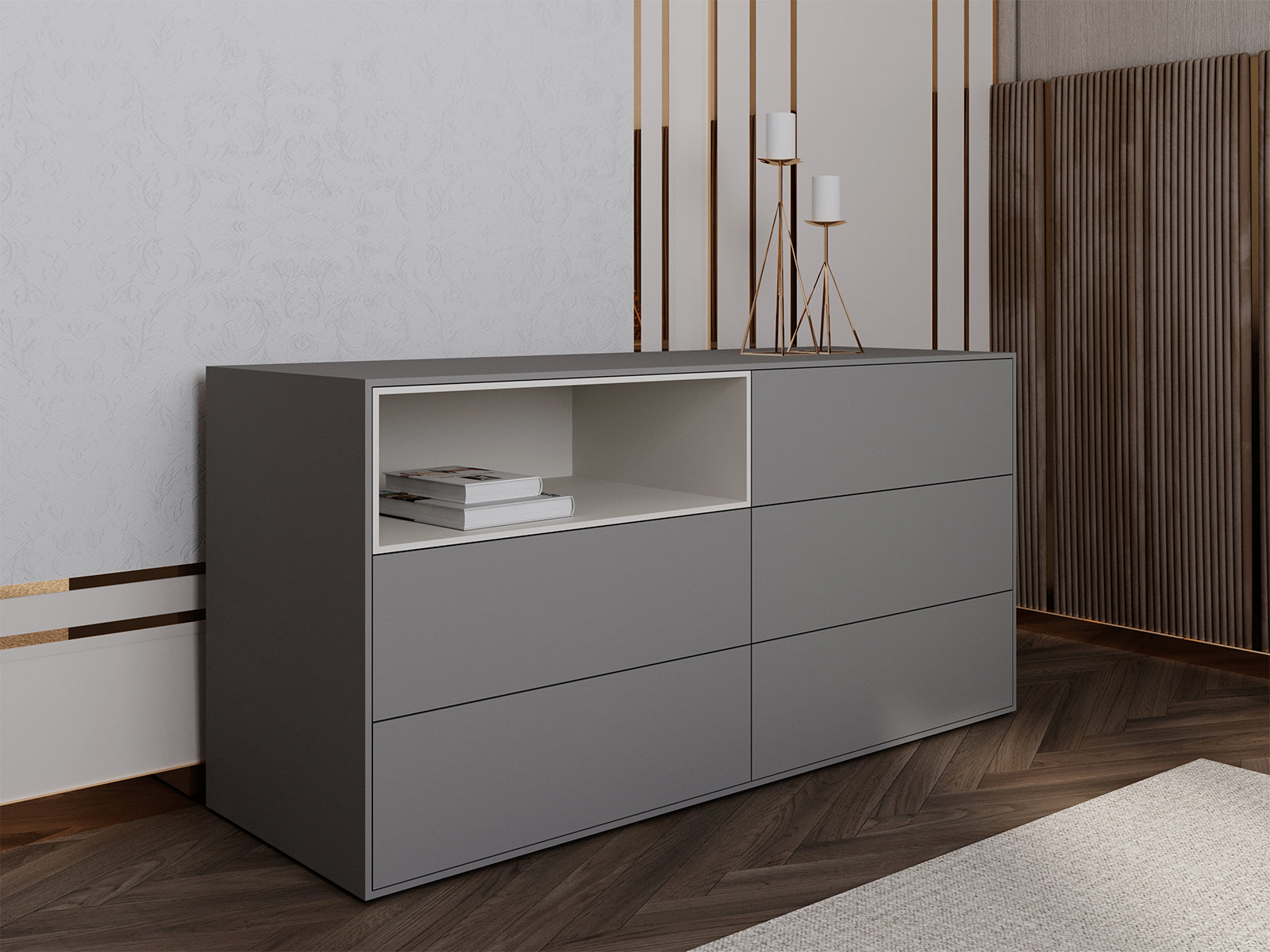 SANTINO  | DARK GRAY MATTE