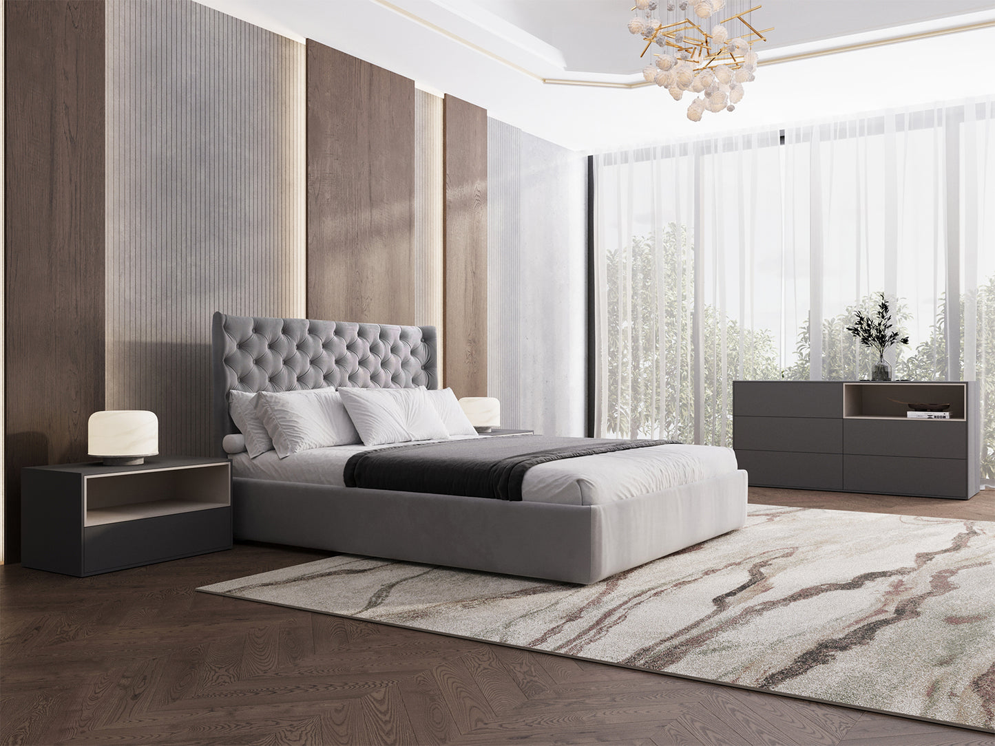 SANTINO  | DARK GRAY MATTE