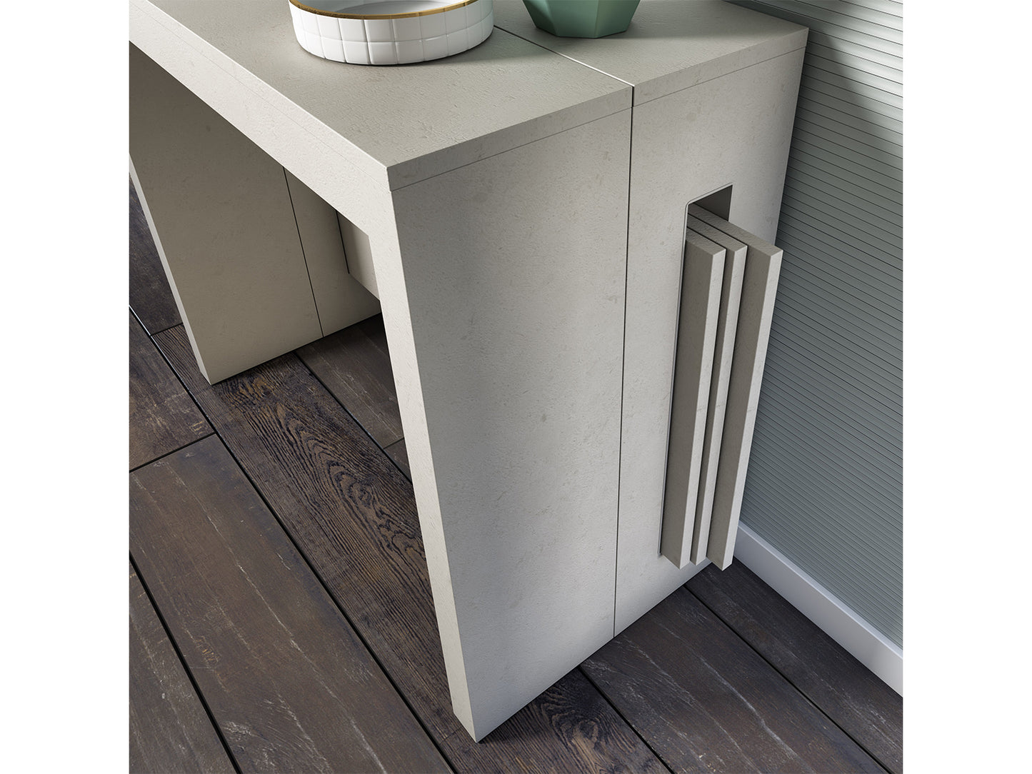 ERIKA  | BEIGE TEXTURED MELAMINE