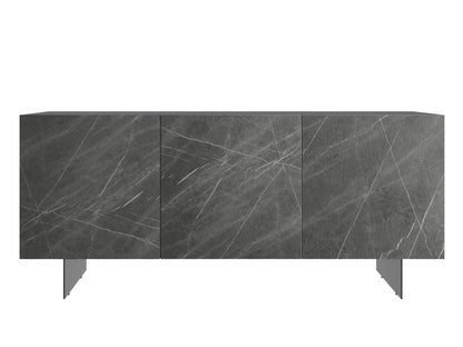 HUGO  | GRAY MARBLED PORCELAIN